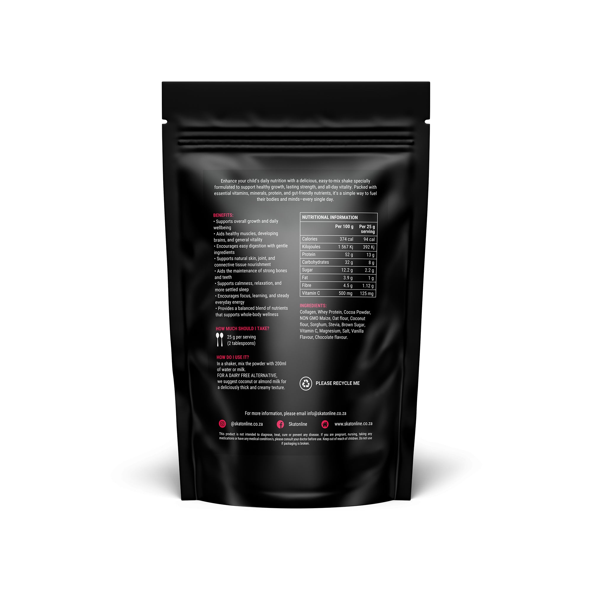 Kids Protein Shake – SKATonline